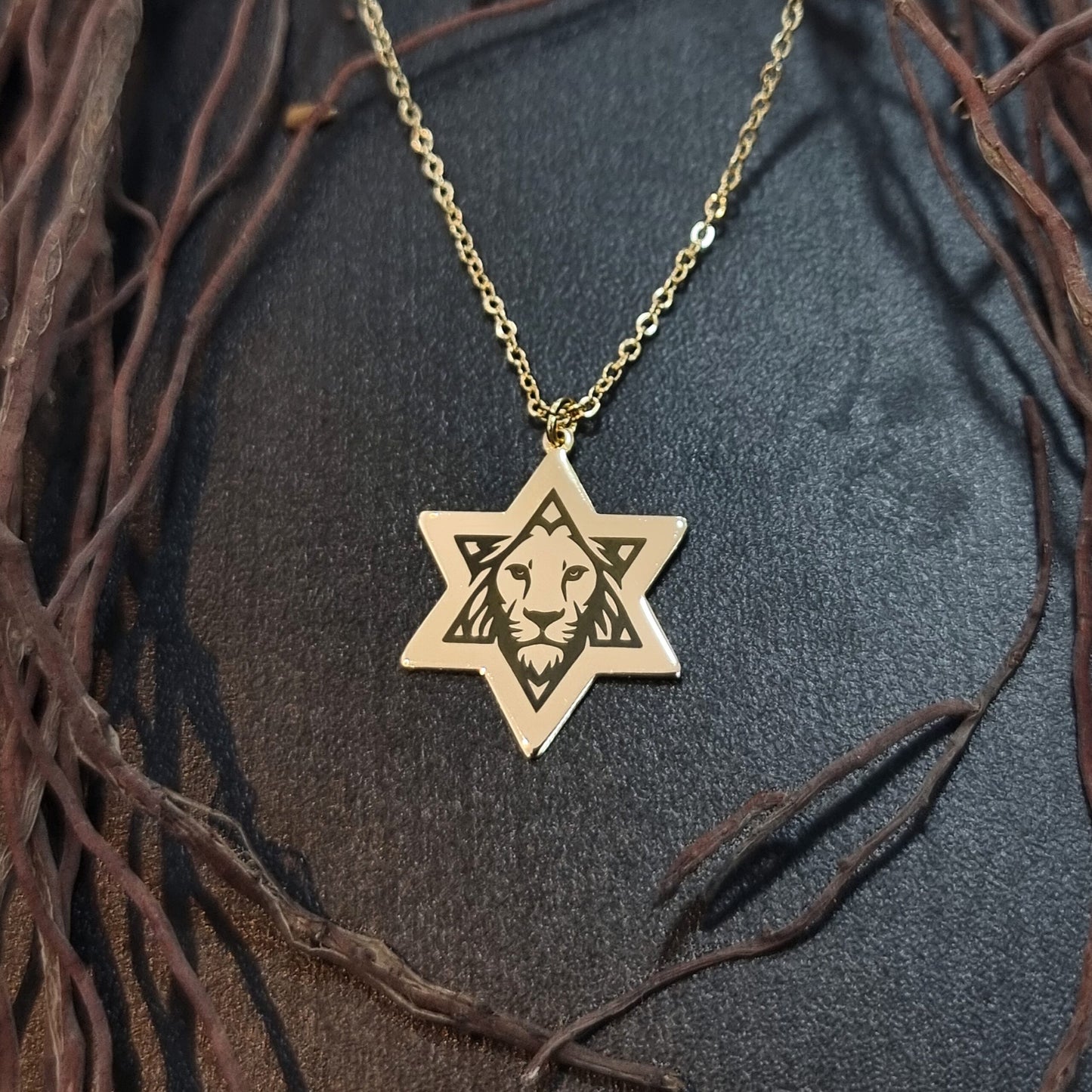 שרשרת מגן דוד "לביא"
